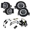Race Sport Lighting Chasing Version - 2018+ Jeep JL 9 inch Adapted Headlight and 4 inch Foglight, 2PK RS9JL4-C - alternate 2